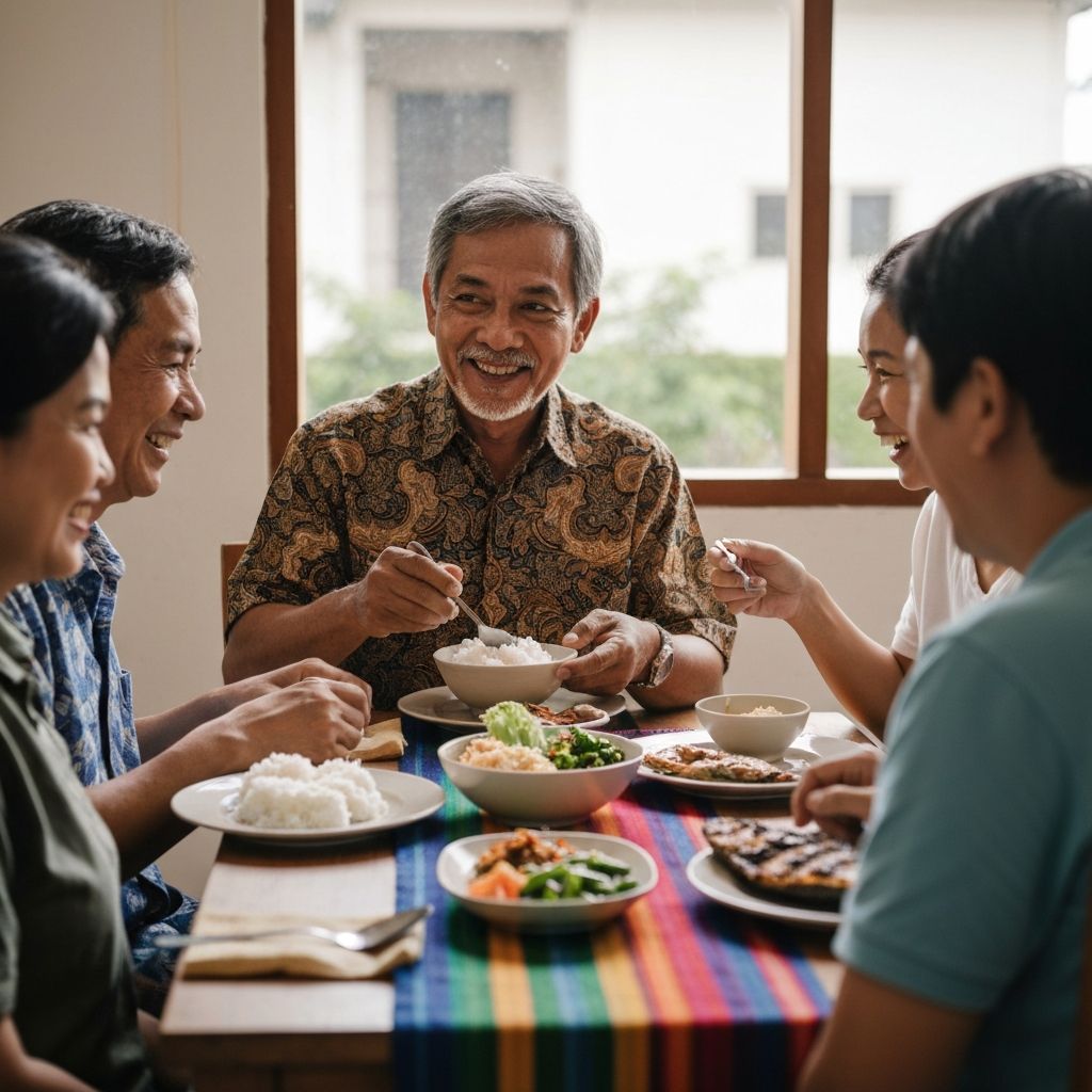 Kegiatan siang hari pria dewasa